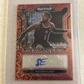 2022 Prizm Draft Penmanship - Savion Flagg #CP-SFL (RC) Red swirl/Auto 28/88