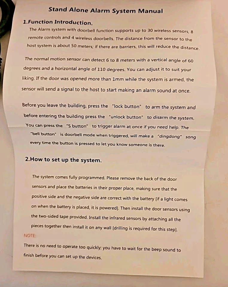 KERUI ‎intelligent Home Alarm System 32 Zones Wireless Never Installed  - Image 4 of 4