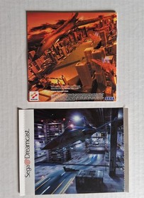 Sega Dreamcast - cover art & manual only for Airforce Delta - original