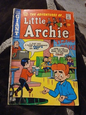 Little Archie 47  Silver Age 1968, Giant 68 pages! Teen Humor Band Malt Shop Cvr