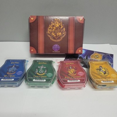 Scentsy Harry Potter Hogwarts House Wax Bars Collection Lot Of 4