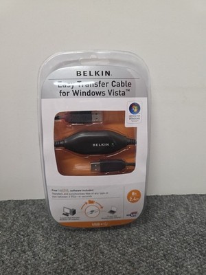 NEE Belkin Easy Transfer Cable for Windows Vista with Laplink 8 ft (2.4m) KG