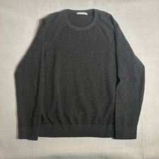 Vince Wool Cashmere Pullover Sweater Women's Large Crew Neck Gray