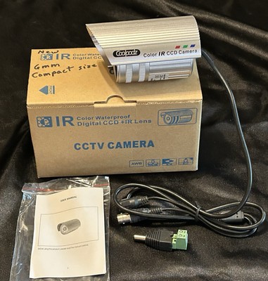 COOLPODZ IR COLOR DIGITAL CCD CAMERA 1/3'' SONY CCD Model RS-878 6mm 12v NOS