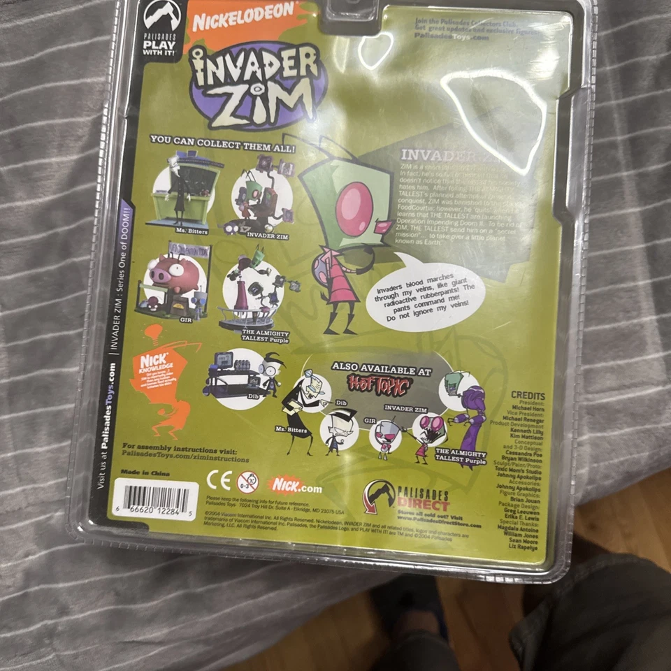 Figura de acción Palisades 2004 Nickelodeon Invader Zim serie 1 Foto 3 de 4