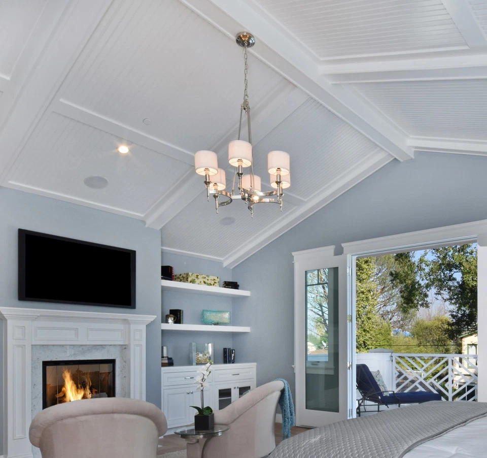 Lámpara de araña de latón Maxim 22375 Fairmont 30" W 6 luces Foto 4 de 4