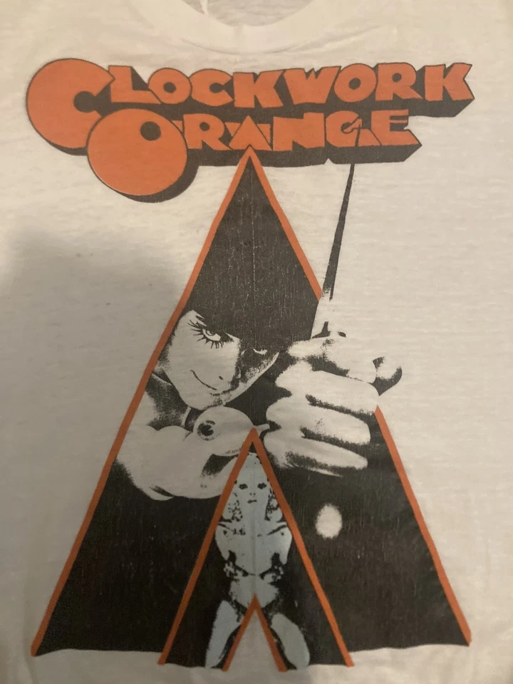 Clockwork Orange shirt vintage single stitch Kubrick Eraserhead David Lynch punk - Image 4 of 4