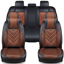 Audi A4 B5 Bj 1994-01 kompatible Schonbezüge in Schwarz/Braun FSL2