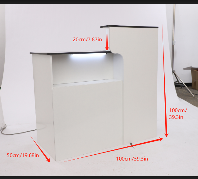 Front Desk Reception Counter for Checkout, Reception Counter W/a ...