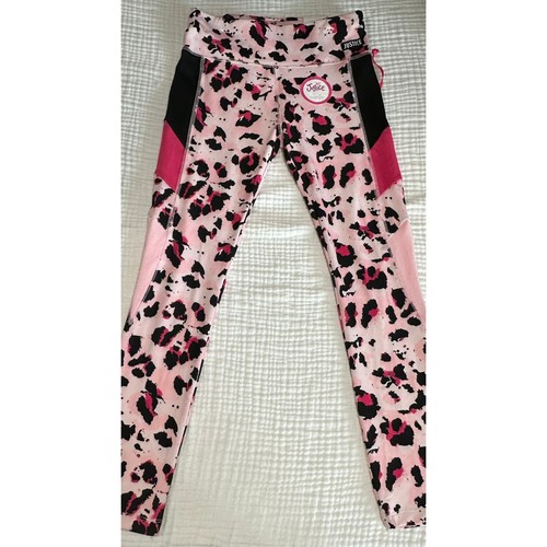 Justice Girls Active Leggings Leopard Print Full Length Size M(10) NWT - Picture 5 of 6