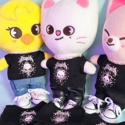 Evil skzoo t-shirts for skzoo original&mini.ver| stray kids plush clothes