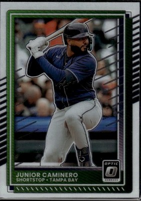 Junior Caminero 2025 Donruss Optic Tampa Bay Rays #40