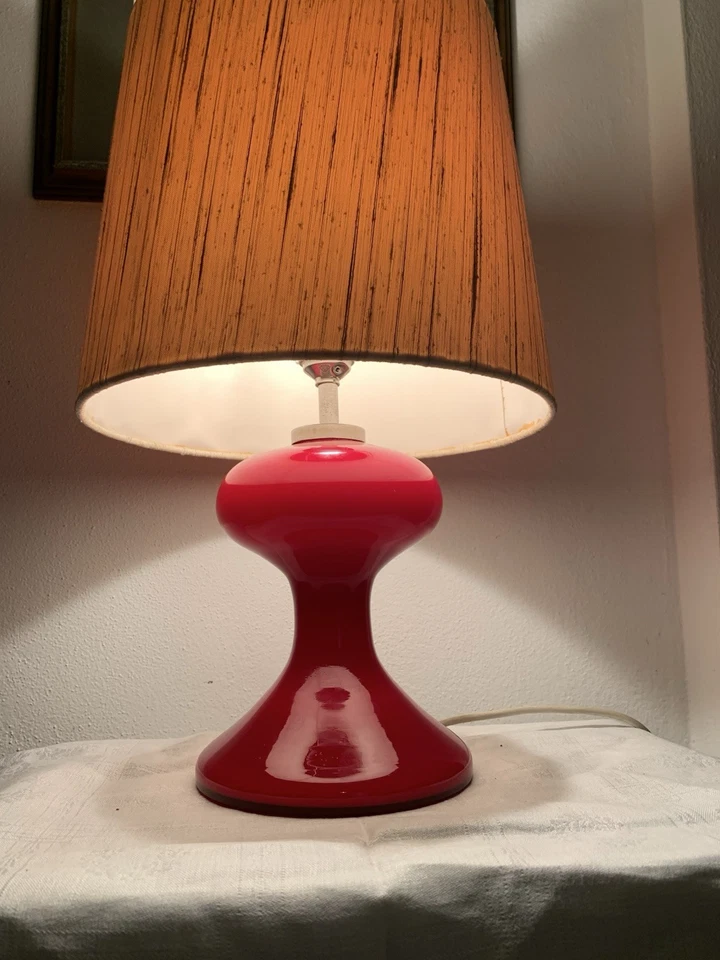 Ingo Maurer Tischlampe 60 er Jahre ML1 Glas Lampenfuß - Bild 3 von 4