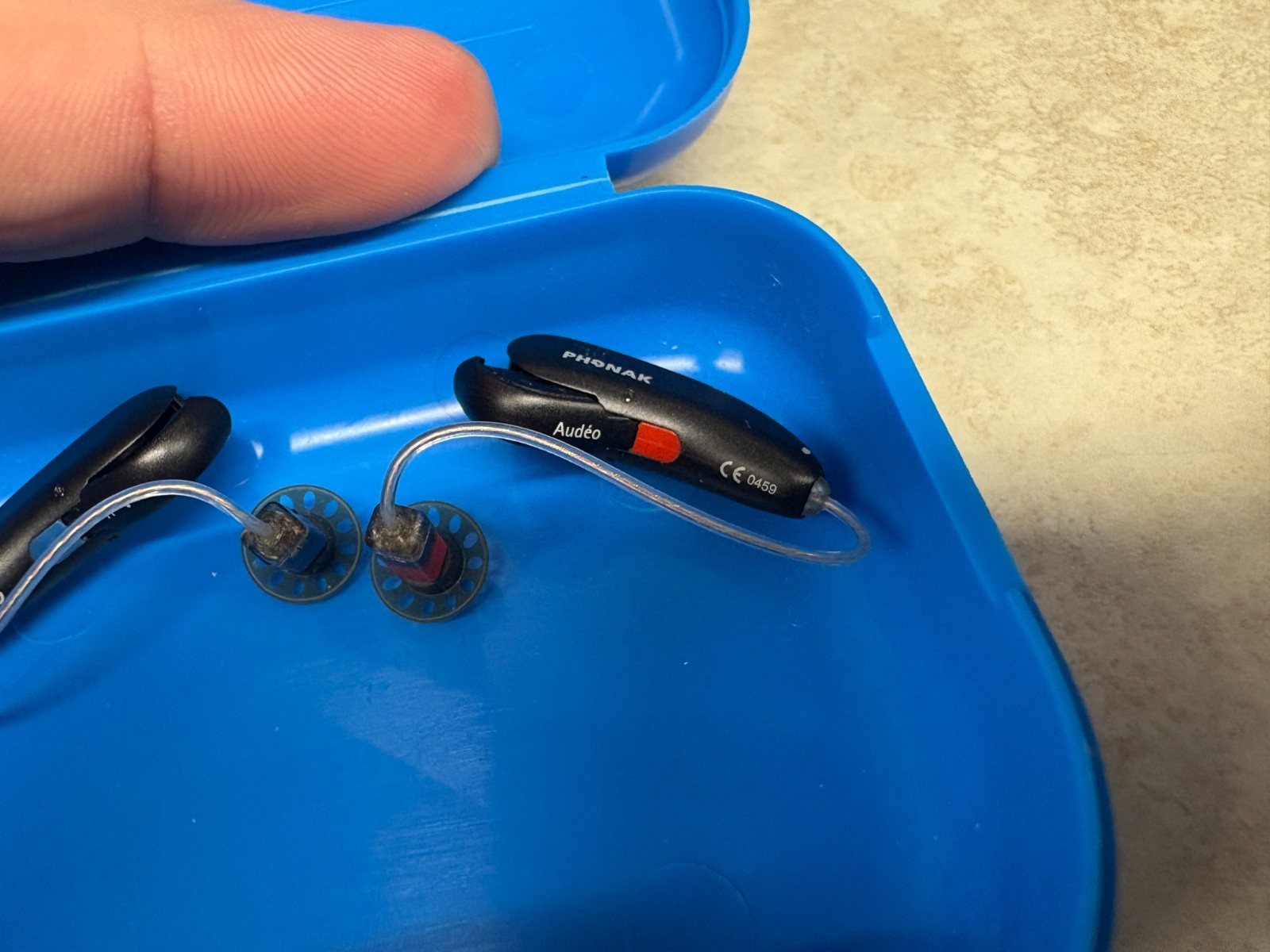 Phonak Marvel Audeo M70 Hearing Aids Pair - Size 312 Battery - Black RIC