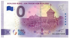 GANZ NEU !!! 0-Euro-Schein Schloss Burg - Ein Traum vom Schloss, XEJG 2025-19
