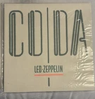 Led Zeppelin Coda Vinyl LP Record EX/EX 1982 Embossed Sleeve with Album Inner