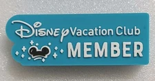 DVC Disney Vacation Club Member Magic Band Slider NEW Light Blue