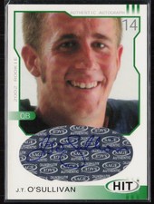 2002 SAGE HIT #H14 J.T. O'Sullivan Autographs Emerald
