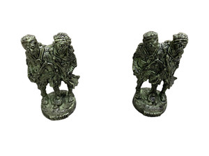 Lot of 2 Pirates of the Caribbean Chess Pieces Replacement Piece Bishop Green