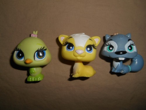 Bratz PETS Lil' Angelz PETZ Lot of 10 Bobble Heads LPS-style MGA Pets Figures - Foto 10 di 15