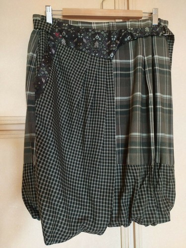 I'M MARRAS gonna midi tartan verde taglia 44ITA | eBay
