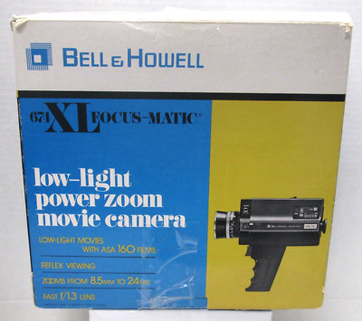Bell & Howell Movie Camera Model 674 Super 8 Focus-matic 674/XL