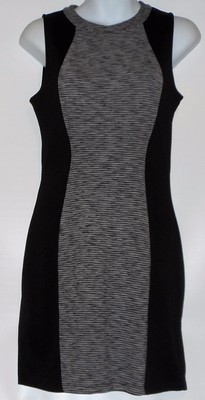 Divided by H&M Ladies Sleeveless Colorblock Jersey Dress Gray & Black Eight (8)