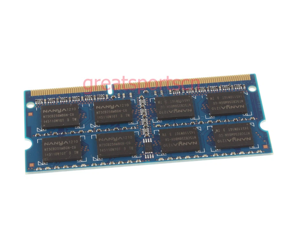 Nanya 4 GB 2RX8 DDR3 PC3-10600 DDR3-1333Mhz 204pin Sodimm Laptop Low Density RAM - Image 4 of 4