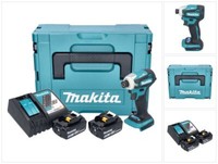 "Makita Dtd 172 Rtj Schlagschrauber 18 V 180 Nm 1/4\" + 2X Akku 5,0 Ah + LadegeräT"