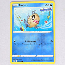 Feebas 037/203 Evolving Skies Reverse Holo Common Pokemon Card TCG English LP