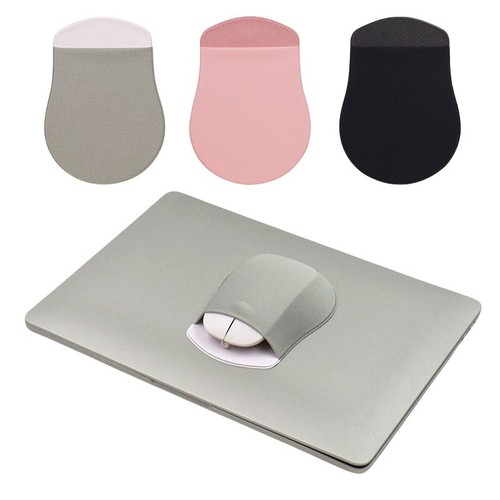 Slim Mouse Holder Adhesive Elastic Case Lycra Fabric Pocket For Wireless Mice-j - Picture 5 of 15