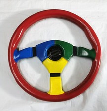 VICTOR Harlequin sport Steering wheel classic cars 35cm RESTAURATO volante sport