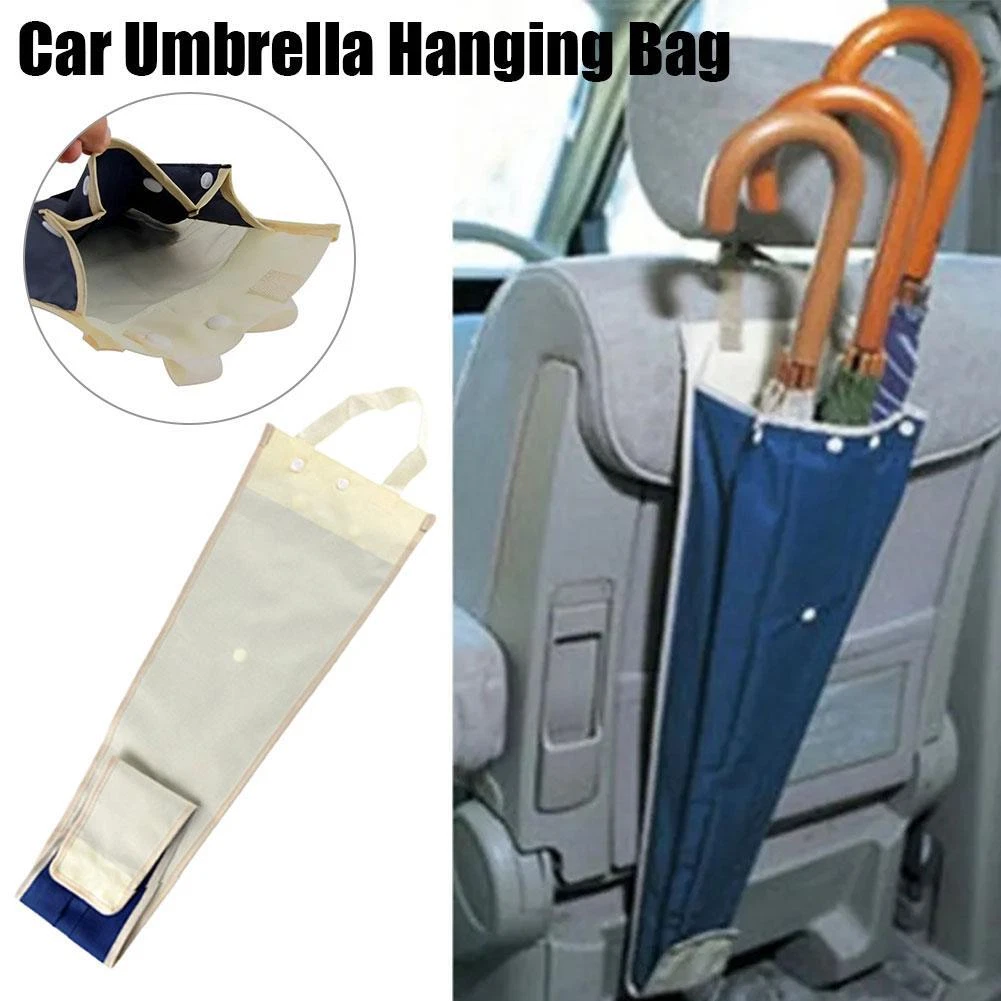 Eawfgtuw Borsa portaoggetti per ombrelloni, pieghevole, con cinghia, custodia protettiva per ombrellone da spiaggia, patio, nero (150 x 20 x 20 cm
