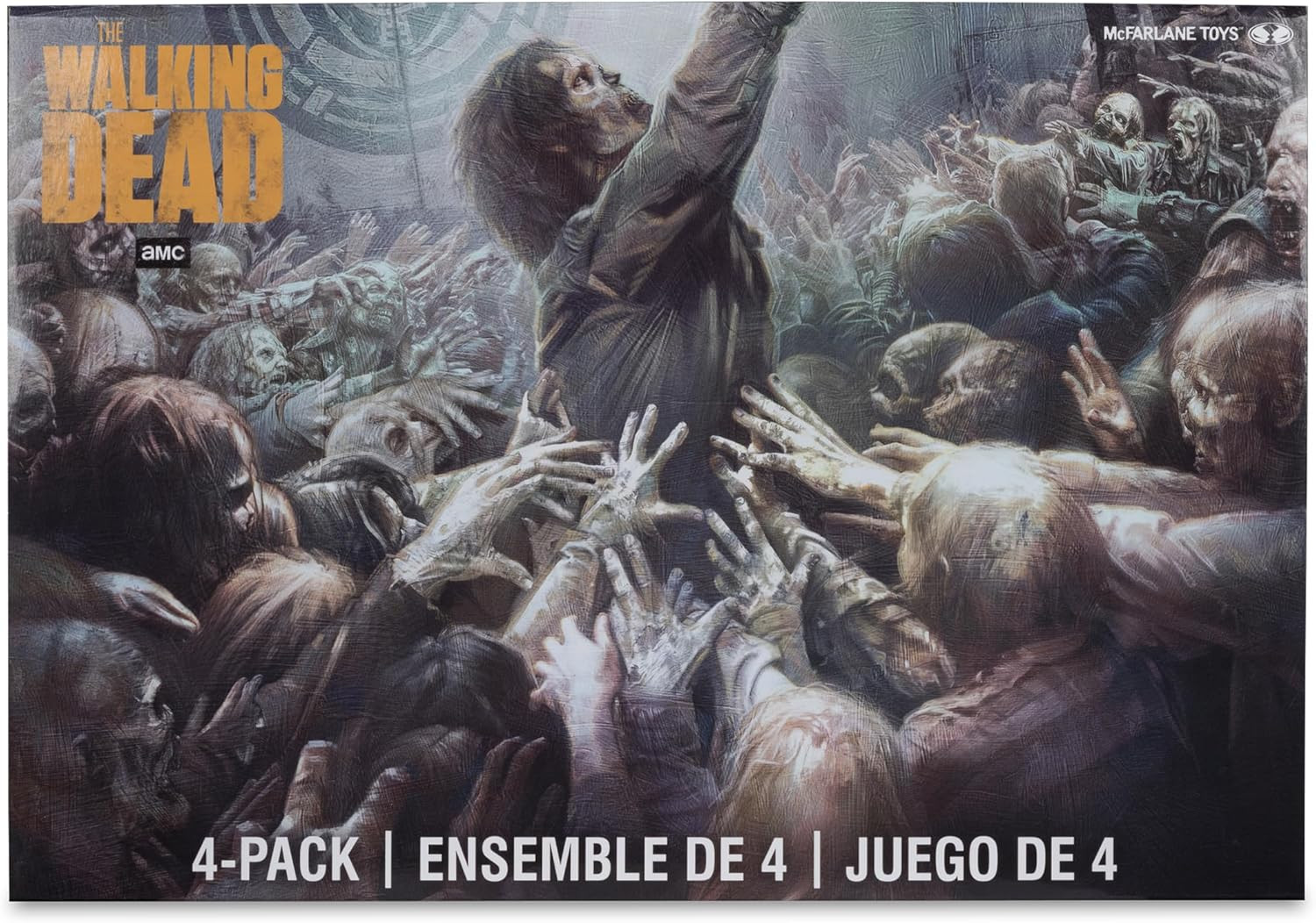 McFarlane Toys The Walking Dead Walkers 5-Inch Action Figure 4-Pack New Toy Gift