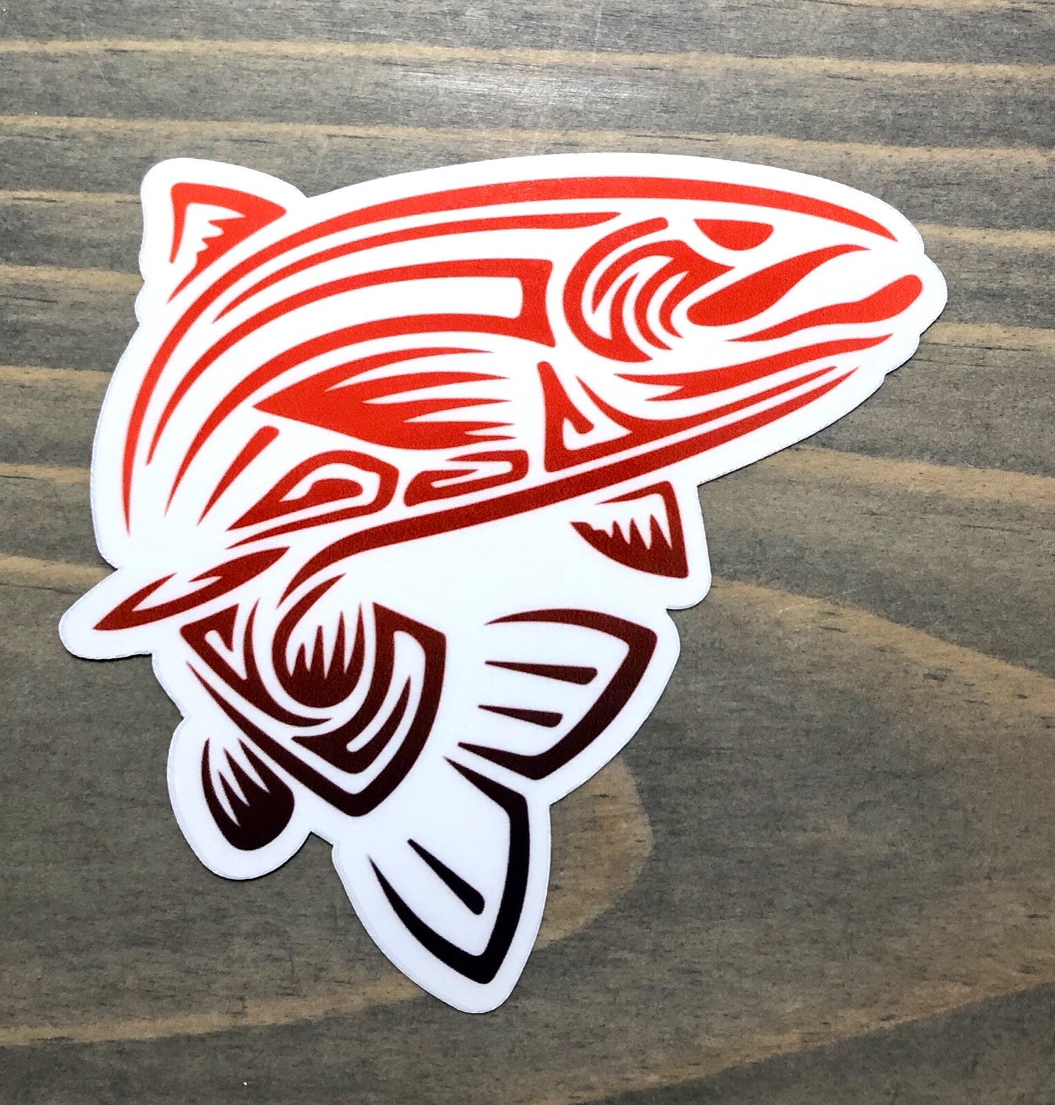Trout Sticker Decal Tribal 3