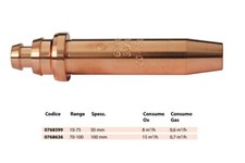 GCE-MUJELLI PUNTE DA TAGLIO ACETILENE PER CANNELLO MUJVER MISCELAZIONE IN PUNTA