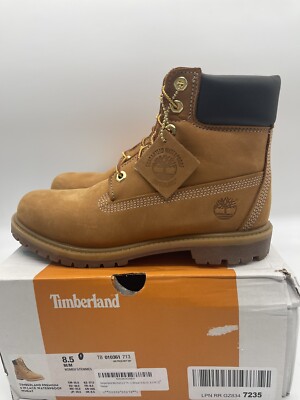 靴 Timberland AF 6 IN PREMIUM WHEAT NB Men's Premium 6-Inch Waterproof Boots - Wheat Nubuck