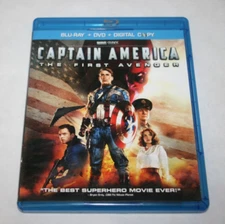 Marvel Captain America: The First Avenger Blu-Ray + DVD - LIKE NEW