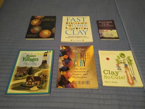 Lot of 6 Assorted Polymer Clay Books