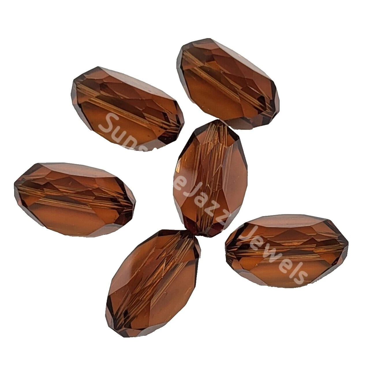 Glass 17 mm or More Faceted Jewelry Making Beads