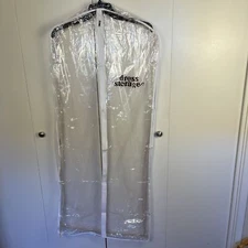 Garment Bag Dress Zippered Storage Cover Vinyl Dust Proof Clear 48x21x3.5 inch