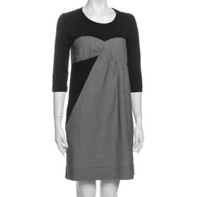 See by Chloe black check pattern mini dress size 4 | eBay