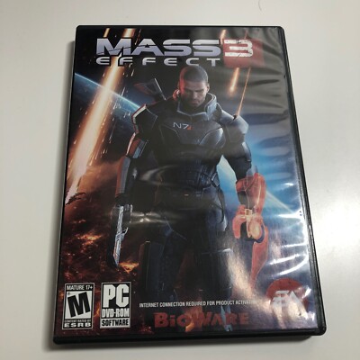 Mass Effect 3 PC DVD-ROM, Complete, VG 