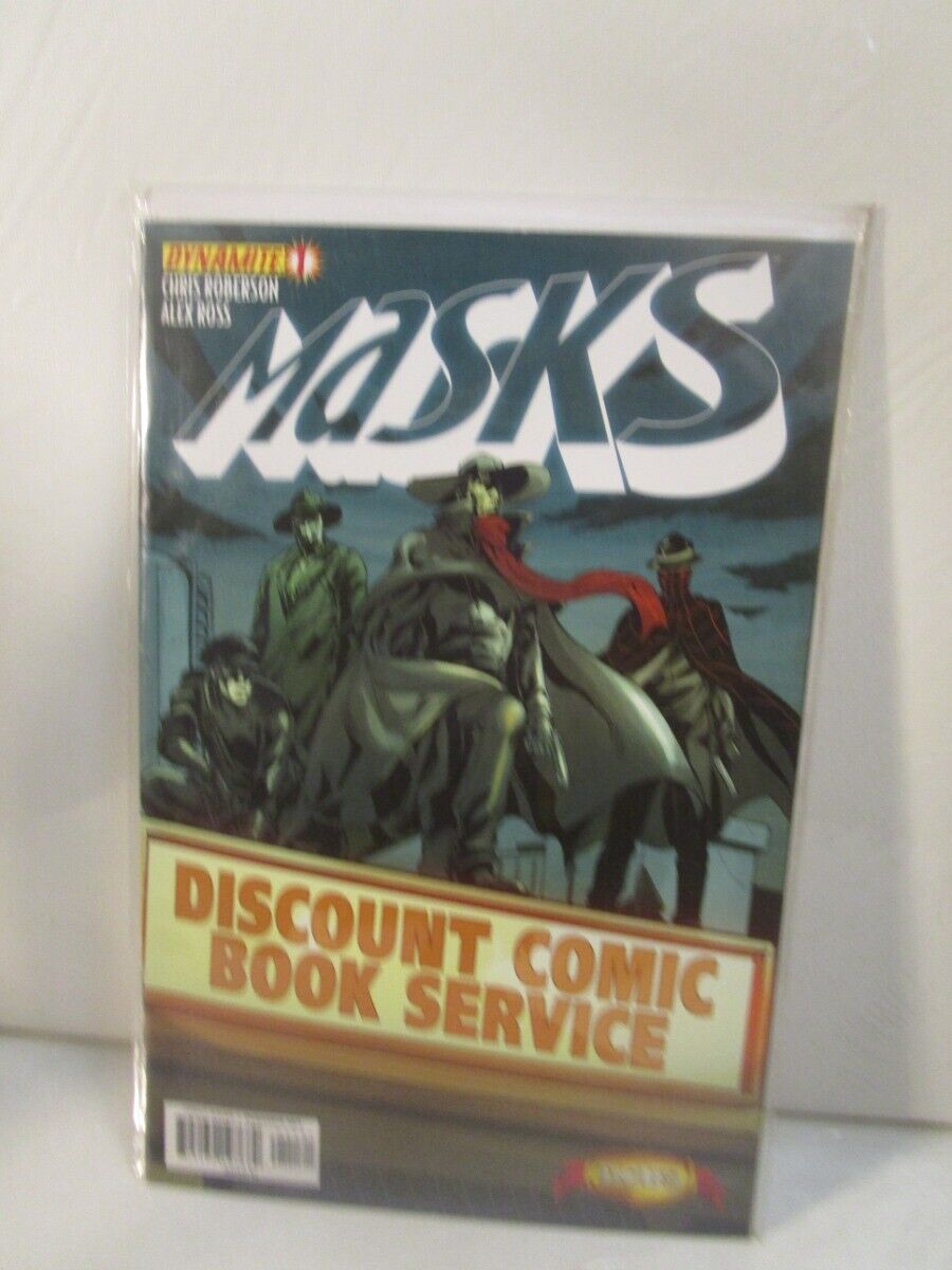 MASKS #1 (Dynamite, 2012) Jetpack Comics Retailer Heroic Exclusive 