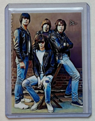 Ramones Limited Edition Artist Signed ''Punk Rock Icons'' Trading Card 4/10