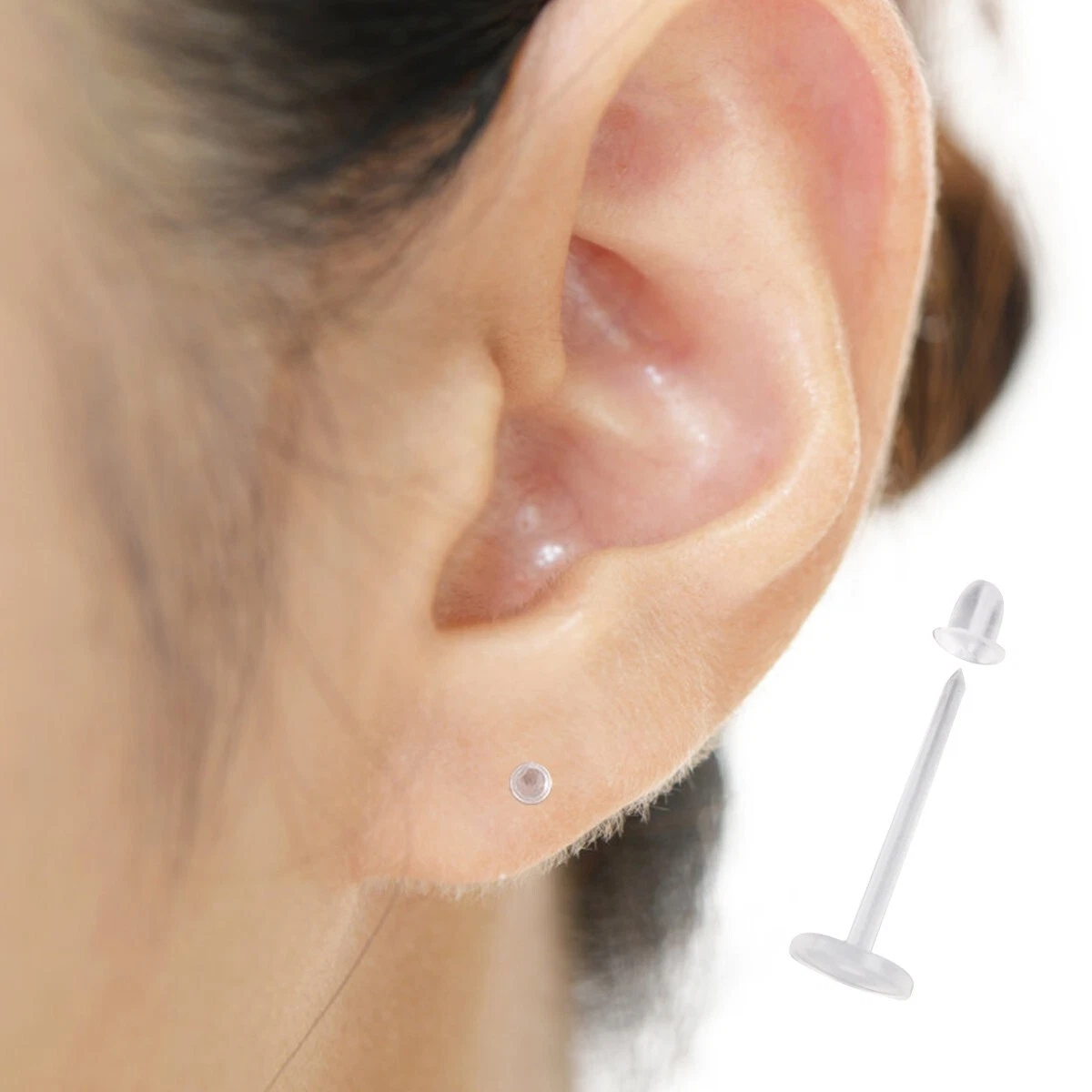 Plastic earrings for best sale school