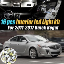 16pc Super White Car Interior Led Light Bulb Kit For 2011-2017 Buick Regal