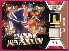 2021-22 Leaf Lumber Hockey JARI KURRI #WMP-6 Weapons Mass Production Stick 34/35