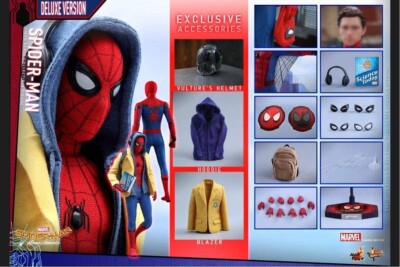 Hot Toys MMS426 Spider-Man Homecoming Deluxe Version 1/6 Figure