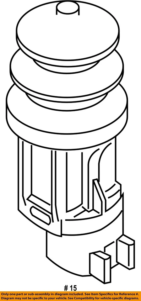 FORD OEM 09-19 Edge Hood Hood Components-Switch 1X4Z14018BA - Image 2 of 2